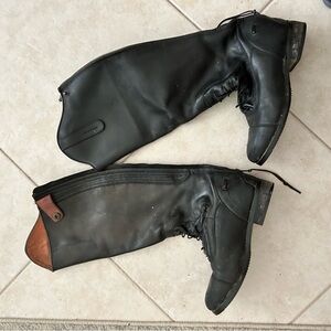 Ovation Flex Sport Riding Boots Leather 7.5 Equestrian
